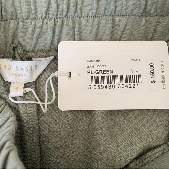 Ted Baker Ioana Jersey Jogger Pale Green Ted Size 1 = US 4 NWT - Picture 9 of 11
